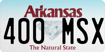 AR license plate 400MSX
