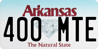 AR license plate 400MTE