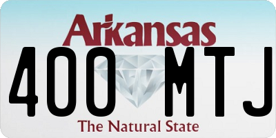 AR license plate 400MTJ