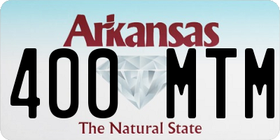 AR license plate 400MTM