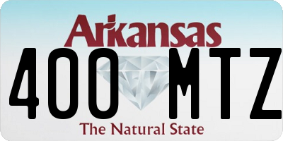 AR license plate 400MTZ