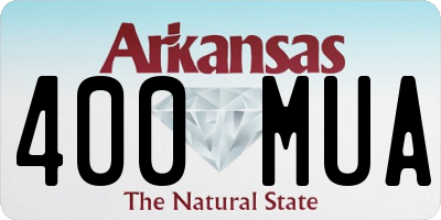 AR license plate 400MUA