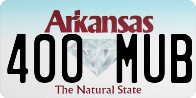 AR license plate 400MUB