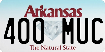 AR license plate 400MUC