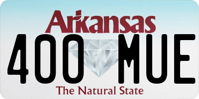AR license plate 400MUE