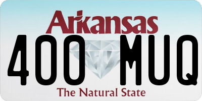 AR license plate 400MUQ
