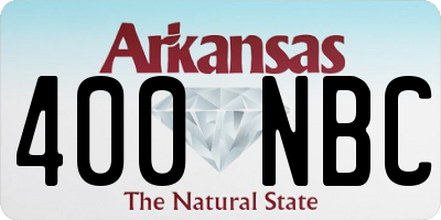 AR license plate 400NBC