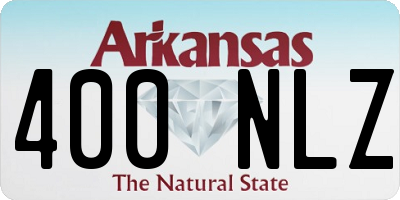 AR license plate 400NLZ