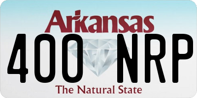 AR license plate 400NRP