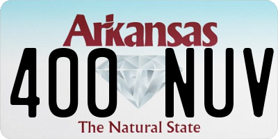 AR license plate 400NUV