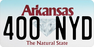 AR license plate 400NYD