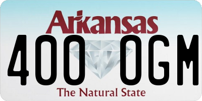 AR license plate 400OGM