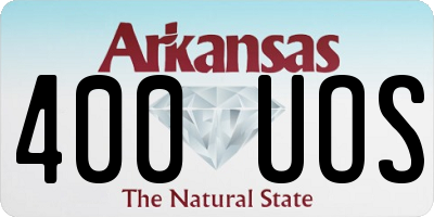 AR license plate 400UOS