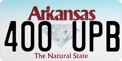 AR license plate 400UPB