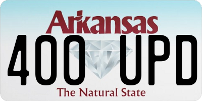 AR license plate 400UPD