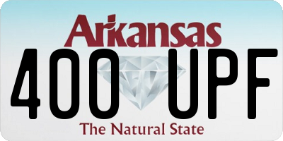 AR license plate 400UPF