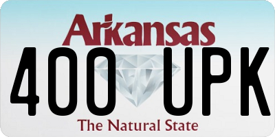 AR license plate 400UPK