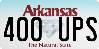 AR license plate 400UPS