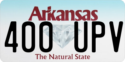 AR license plate 400UPV