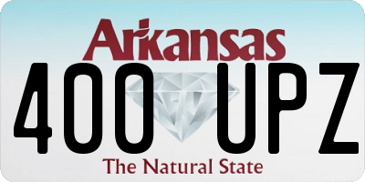 AR license plate 400UPZ
