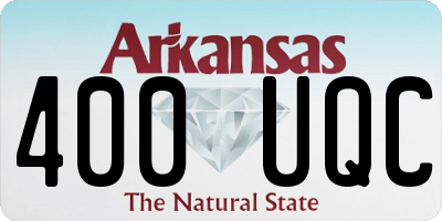 AR license plate 400UQC