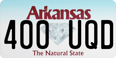 AR license plate 400UQD