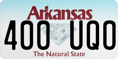 AR license plate 400UQO
