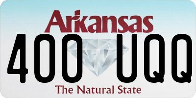 AR license plate 400UQQ