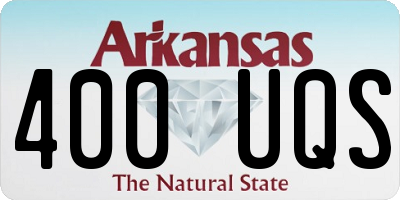 AR license plate 400UQS