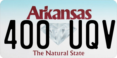 AR license plate 400UQV