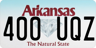 AR license plate 400UQZ