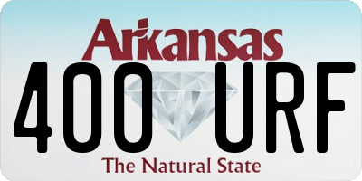 AR license plate 400URF