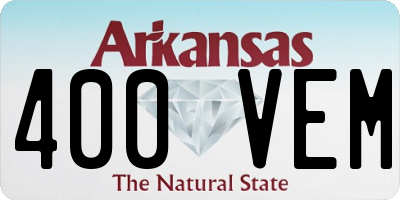 AR license plate 400VEM