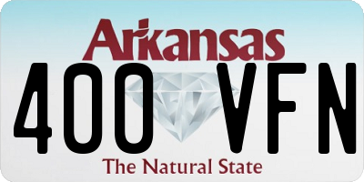 AR license plate 400VFN