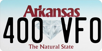 AR license plate 400VFO