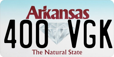 AR license plate 400VGK