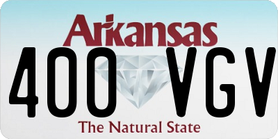 AR license plate 400VGV