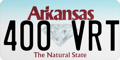 AR license plate 400VRT