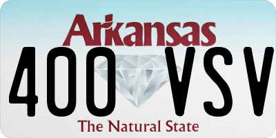 AR license plate 400VSV