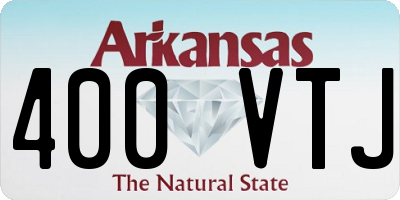AR license plate 400VTJ