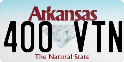 AR license plate 400VTN