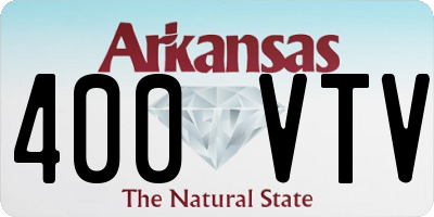 AR license plate 400VTV