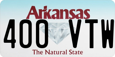 AR license plate 400VTW