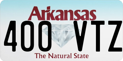 AR license plate 400VTZ