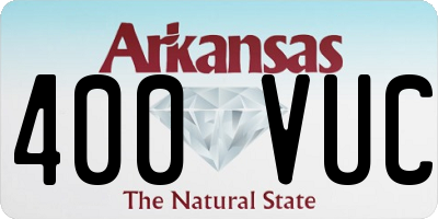 AR license plate 400VUC