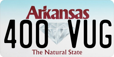 AR license plate 400VUG