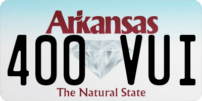AR license plate 400VUI
