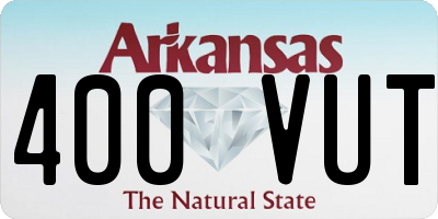 AR license plate 400VUT