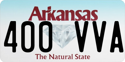 AR license plate 400VVA