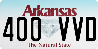 AR license plate 400VVD